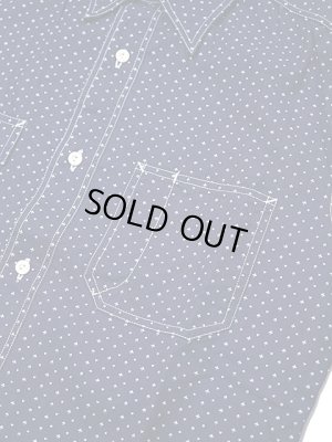 画像5: 【 SUGAR CANE（シュガーケン） 】 【 4.5oz. 】TRUMP DOT STRIPE WORK SHIRT [ FICTION ROMANCE ]