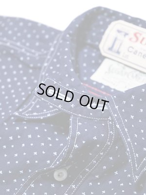 画像9: 【 SUGAR CANE（シュガーケン） 】 【 4.5oz. 】TRUMP DOT STRIPE WORK SHIRT [ FICTION ROMANCE ]