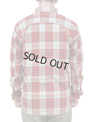 画像2: 【 SUGAR CANE×Mister Freedom（シュガーケン×ミスターフリーダム） 】　8oz.レッドチェックプルオーバーシャツ　[ "SECOYA" SHIRT ] [ SURPLUS]