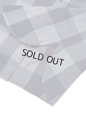 画像6: 【 SUGAR CANE（シュガーケン） 】　ツイルチェックワークシャツ [ L/S TWILL CHECK WORK SHIRT ] [ GRAY ]