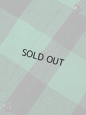 画像8: 【 SUGAR CANE（シュガーケン） 】　ツイルチェックワークシャツ [ L/S TWILL CHECK WORK SHIRT ] [ GREEN ]