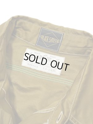 画像10: 【 SUGAR CANE（シュガーケン） 】　【 3oz. 】 COTTON SATEEN WORK SHIRT [ FICTION ROMANCE ] [ KHAKI ]