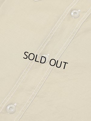 画像9: 【 SUGAR CANE（シュガーケン） 】　【 3oz. 】 COTTON SATEEN WORK SHIRT [ FICTION ROMANCE ] [ KHAKI ]