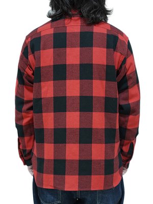 画像2: 【 SUGAR CANE（シュガーケン） 】　ツイルチェックワークシャツ [ L/S TWILL CHECK WORK SHIRT ] [ RED ]