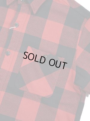 画像4: 【 SUGAR CANE（シュガーケン） 】　ツイルチェックワークシャツ [ L/S TWILL CHECK WORK SHIRT ] [ RED ]