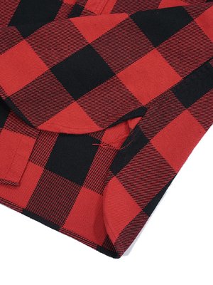画像5: 【 SUGAR CANE（シュガーケン） 】　ツイルチェックワークシャツ [ L/S TWILL CHECK WORK SHIRT ] [ RED ]
