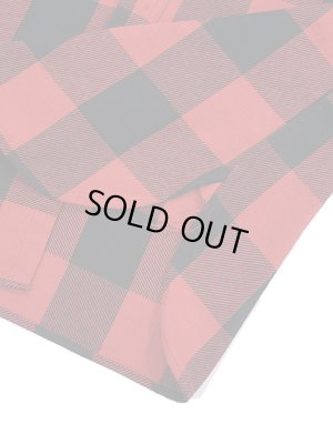画像5: 【 SUGAR CANE（シュガーケン） 】　ツイルチェックワークシャツ [ L/S TWILL CHECK WORK SHIRT ] [ RED ]