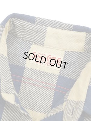 画像8: 【 SUGAR CANE（シュガーケン） 】　ツイルチェックワークシャツ [ L/S TWILL CHECK WORK SHIRT ] [ BEIGE ]