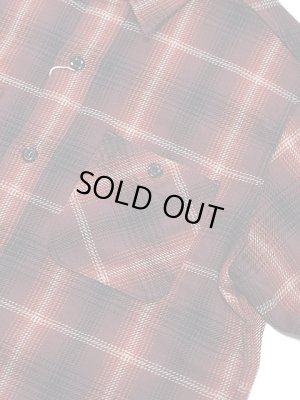 画像4: 【 SUGAR CANE（シュガーケン） 】　ツイルチェックワークシャツ [ L/S TWILL CHECK WORK SHIRT ] [ RED ]