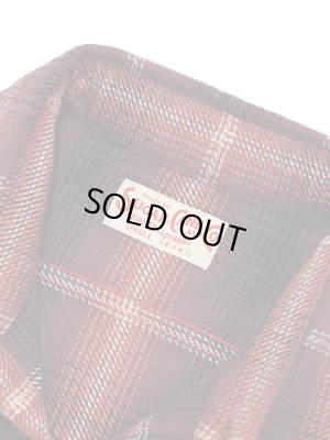 画像8: 【 SUGAR CANE（シュガーケン） 】　ツイルチェックワークシャツ [ L/S TWILL CHECK WORK SHIRT ] [ RED ]