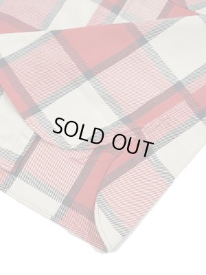 画像5: 【 SUGAR CANE（シュガーケン） 】　ツイルチェックワークシャツ [ L/S TWILL CHECK WORK SHIRT ] [ RED ]
