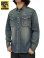 画像1: 【 SUGAR CANE（シュガーケン） 】 L/S CHAMBRAY EMB'D WORK SHIRTS [ General Motor Line ] [ BLUE ] (1)