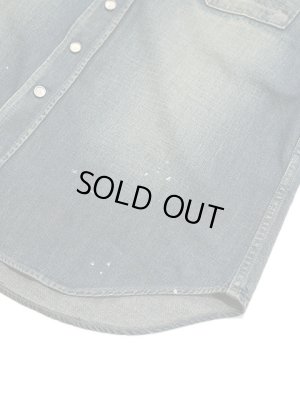 画像6: 【 SUGAR CANE（シュガーケン） 】 BLUE DENIM L/S WESTERN SHIRTS [ AGED MODEL ] [ H.NAVY ]