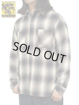 【 SUGAR CANE（シュガーケン） 】　ツイルチェックワークシャツ [ L/S TWILL CHECK WORK SHIRT ] [ BROWN ]