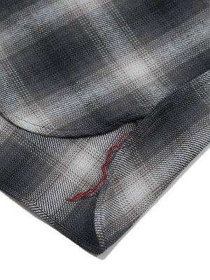 画像5: 【 SUGAR CANE（シュガーケン） 】　ツイルチェックワークシャツ [ L/S TWILL CHECK WORK SHIRT ] [ BLACK ]
