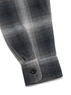 画像6: 【 SUGAR CANE（シュガーケン） 】　ツイルチェックワークシャツ [ L/S TWILL CHECK WORK SHIRT ] [ BLACK ]