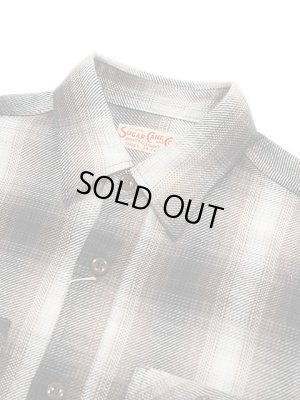画像3: 【 SUGAR CANE（シュガーケン） 】　ツイルチェックワークシャツ [ L/S TWILL CHECK WORK SHIRT ] [ BROWN ]