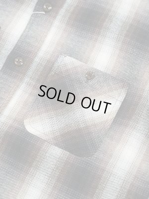 画像4: 【 SUGAR CANE（シュガーケン） 】　ツイルチェックワークシャツ [ L/S TWILL CHECK WORK SHIRT ] [ BROWN ]