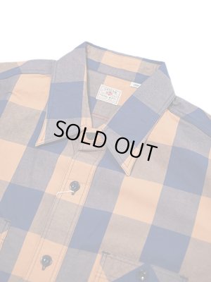 画像3: 【 SUGAR CANE（シュガーケン） 】 半袖ブロックチェックワークシャツ [ BLOCK CHECK WORK SHIRTS ] 【 メール便可 】