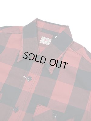 画像3: 【 SUGAR CANE（シュガーケン） 】 半袖ブロックチェックワークシャツ [ BLOCK CHECK WORK SHIRTS ] 【 メール便可 】