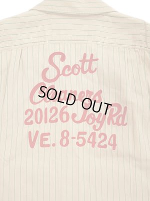 画像7: 【 SUGAR CANE（シュガーケン） 】 半袖コークストライプワークシャツ [ COKE STRIPE WORK SHIRTS ] [ BEIGE ]