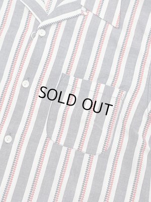 画像4: 【 SUGAR CANE（シュガーケン） 】 ハートストライプオープンカラーシャツ [ Heart Stripe Open Shirt ] [ NAVY ]