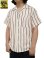 画像1: 【 SUGAR CANE（シュガーケン） 】 ハートストライプオープンカラーシャツ [ Heart Stripe Open Shirt ] [ OFF WHITE ] 【 メール便可 】 (1)