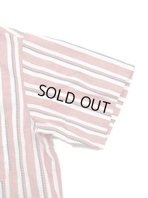 画像5: 【 SUGAR CANE（シュガーケン） 】 ハートストライプオープンカラーシャツ [ Heart Stripe Open Shirt ] [ RED ] 【 メール便可 】