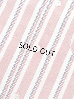 画像6: 【 SUGAR CANE（シュガーケン） 】 ハートストライプオープンカラーシャツ [ Heart Stripe Open Shirt ] [ RED ] 【 メール便可 】