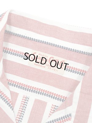 画像8: 【 SUGAR CANE（シュガーケン） 】 ハートストライプオープンカラーシャツ [ Heart Stripe Open Shirt ] [ RED ] 【 メール便可 】