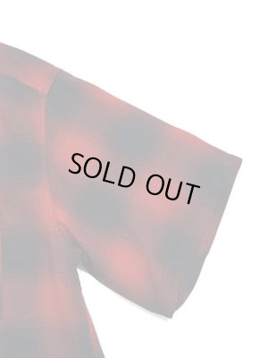 画像5: 【 SUGAR CANE（シュガーケン） 】 レーヨンオンブレーチェックシャツ [ RAYON OMBRE CHECK OPEN SHIRTS ] [ RED ] 【 メール便可 】