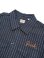 画像3: 【 SUGAR CANE（シュガーケン） 】 半袖コークストライプワークシャツ [ COKE STRIPE WORK SHIRTS ] [ NAVY ]
