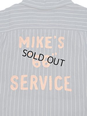 画像8: 【 SUGAR CANE（シュガーケン） 】 半袖コークストライプワークシャツ [ COKE STRIPE WORK SHIRTS ] [ NAVY ]