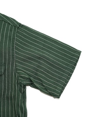 画像5: 【 SUGAR CANE（シュガーケン） 】 半袖コークストライプワークシャツ [ COKE STRIPE WORK SHIRTS ] [ GREEN ]