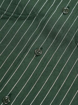 画像8: 【 SUGAR CANE（シュガーケン） 】 半袖コークストライプワークシャツ [ COKE STRIPE WORK SHIRTS ] [ GREEN ]