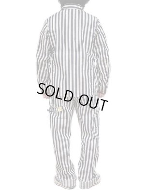 画像14: 【 HEAD LIGHT x SUGAR CANE (ヘッドライト x シュガーケーン) 】 【 7oz. 】 デッドストックヒッコリーストライプワークパンツ [ NOS 7oz. 1/2" INDIGO STRIPE WORK PANTS ]