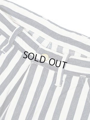 画像3: 【 HEAD LIGHT x SUGAR CANE (ヘッドライト x シュガーケーン) 】 【 7oz. 】 デッドストックヒッコリーストライプワークパンツ [ NOS 7oz. 1/2" INDIGO STRIPE WORK PANTS ]