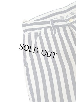 画像4: 【 HEAD LIGHT x SUGAR CANE (ヘッドライト x シュガーケーン) 】 【 7oz. 】 デッドストックヒッコリーストライプワークパンツ [ NOS 7oz. 1/2" INDIGO STRIPE WORK PANTS ]