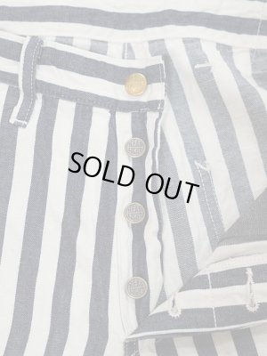 画像5: 【 HEAD LIGHT x SUGAR CANE (ヘッドライト x シュガーケーン) 】 【 7oz. 】 デッドストックヒッコリーストライプワークパンツ [ NOS 7oz. 1/2" INDIGO STRIPE WORK PANTS ]