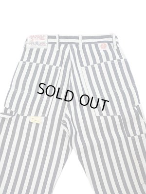 画像8: 【 HEAD LIGHT x SUGAR CANE (ヘッドライト x シュガーケーン) 】 【 7oz. 】 デッドストックヒッコリーストライプワークパンツ [ NOS 7oz. 1/2" INDIGO STRIPE WORK PANTS ]