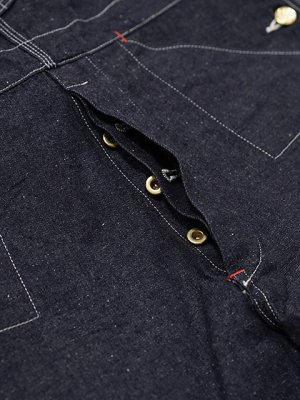 画像7: 【 SUGAR CANE × Mister Freedom（シュガーケン × ミスターフリーダム） 】 11oz BLUE DENIM ”PLACER” Overalls [ One Wash ] [ MFSC ]