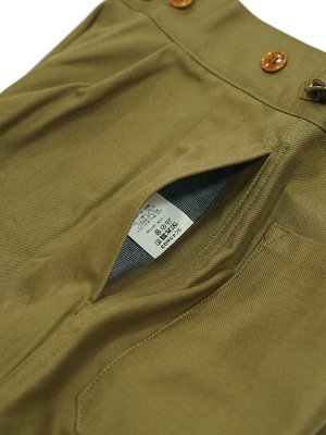 画像5: 【 SUGAR CANE×Mister Freedom（シュガーケン×ミスターフリーダム） 】 【 11.5oz. 】Brown Drill Diggers Trousers [ NAVAL CLOTHING TAILOR ]