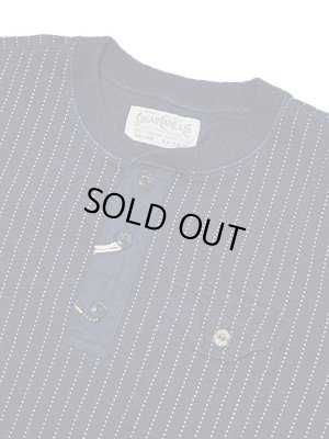 画像3: 【 SUGAR CANE（シュガーケン） 】　ウォバッシュヘンリーネック半袖Ｔシャツ　[ WABASH HENLEY NECK T-SHIRT ] [ FICTION ROMANCE ]