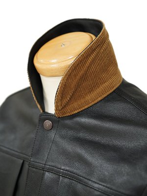 画像6: 【 SUGAR CANE×Mister Freedom 】 COWHIDE LEATHER Ranch Blouse [ Made in U.S.A. ] [ Sportsman ]