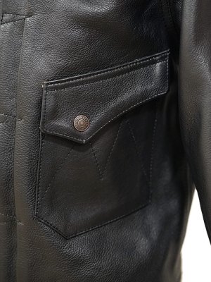 画像8: 【 SUGAR CANE×Mister Freedom 】 COWHIDE LEATHER Ranch Blouse [ Made in U.S.A. ] [ Sportsman ]