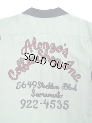 画像6: 【 STYLE EYES（スタイルアイズ） 】　レーヨンボーリングシャツ [ RAYON BOWLING SHIRT ] [ ALONZO'S COFFEE SHOP INC. ] [ M.GREEN ] 【 メール便可 】