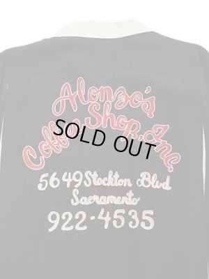 画像6: 【 STYLE EYES（スタイルアイズ） 】　レーヨンボーリングシャツ [ RAYON BOWLING SHIRT ] [ ALONZO'S COFFEE SHOP INC. ] [ BLACK ] 【 メール便可 】