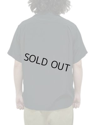 画像2: 【 STYLE EYES（スタイルアイズ） 】　レーヨンボーリングシャツ　[ RAYON BOWLING SHIRT ] [ PLAIN ] [ BLACK ] 【 メール便可 】