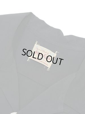 画像7: 【 STYLE EYES（スタイルアイズ） 】　レーヨンボーリングシャツ　[ RAYON BOWLING SHIRT ] [ PLAIN ] [ BLACK ] 【 メール便可 】