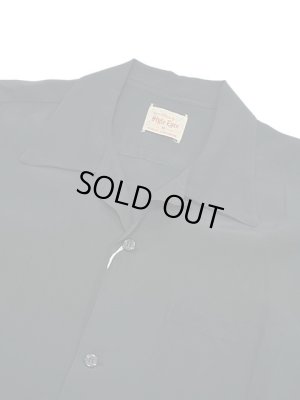 画像3: 【 STYLE EYES（スタイルアイズ） 】　レーヨンボーリングシャツ　[ RAYON BOWLING SHIRT ] [ PLAIN ] [ BLACK ] 【 メール便可 】